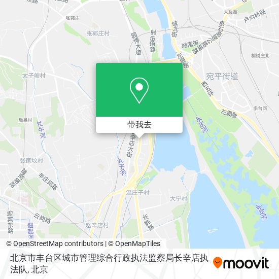 北京市丰台区城市管理综合行政执法监察局长辛店执法队地图