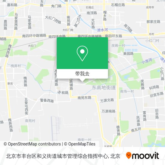 北京市丰台区和义街道城市管理综合指挥中心地图