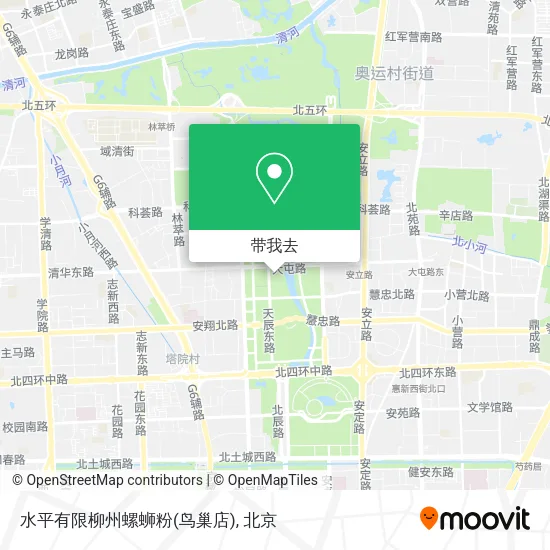 水平有限柳州螺蛳粉(鸟巢店)地图