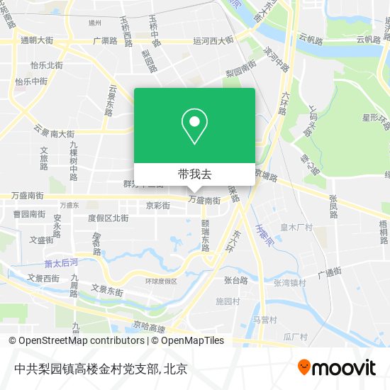 中共梨园镇高楼金村党支部地图