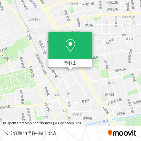 安宁庄路11号院-南门地图