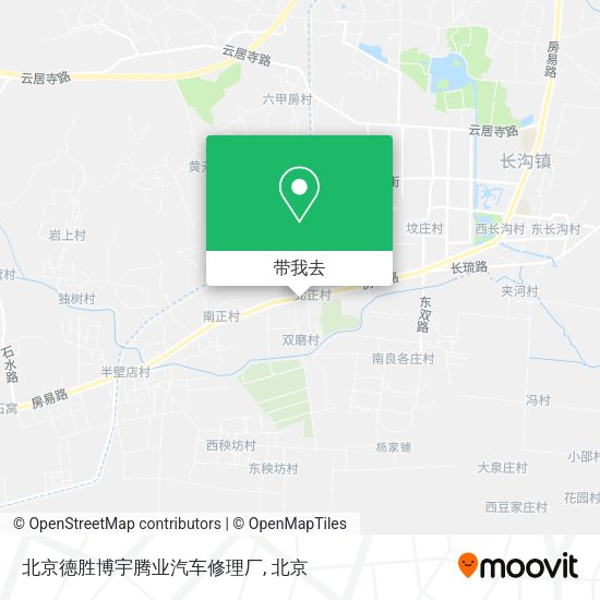 北京德胜博宇腾业汽车修理厂地图