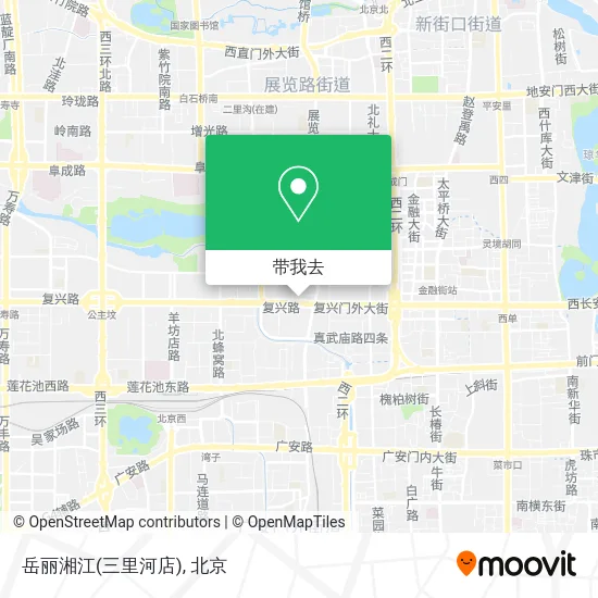 岳丽湘江(三里河店)地图