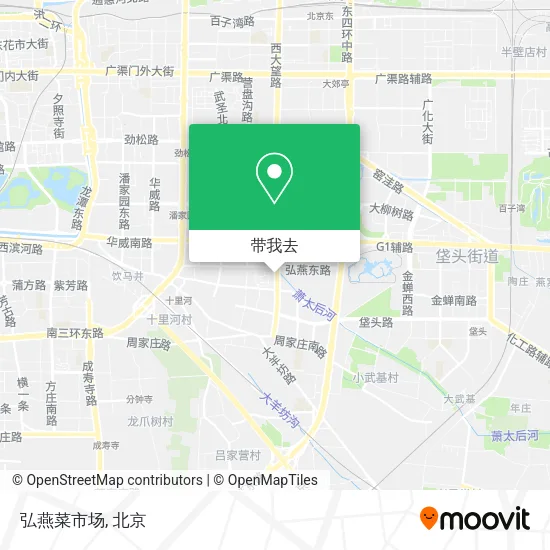 弘燕菜市场地图