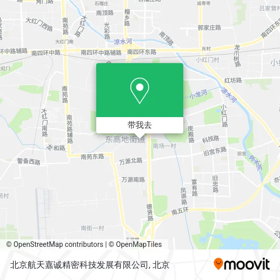 北京航天嘉诚精密科技发展有限公司地图