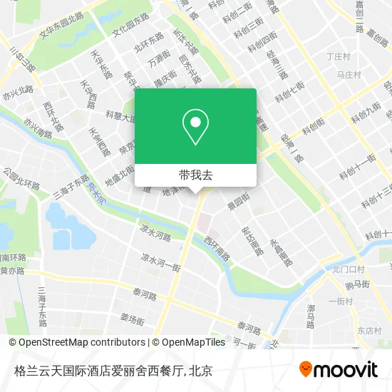 格兰云天国际酒店爱丽舍西餐厅地图