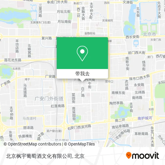 北京枫宇葡萄酒文化有限公司地图