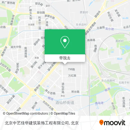 北京中艺佳华建筑装饰工程有限公司地图