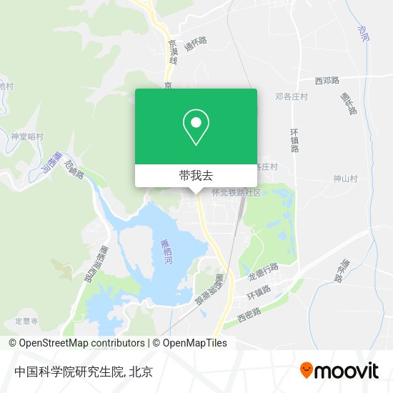 中国科学院研究生院地图