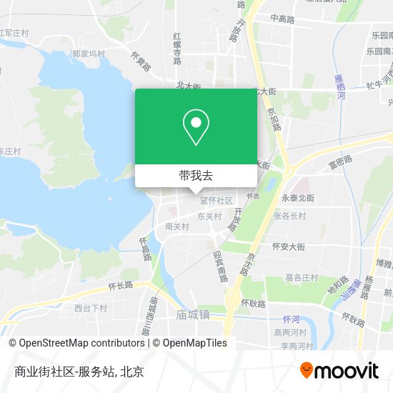 商业街社区-服务站地图