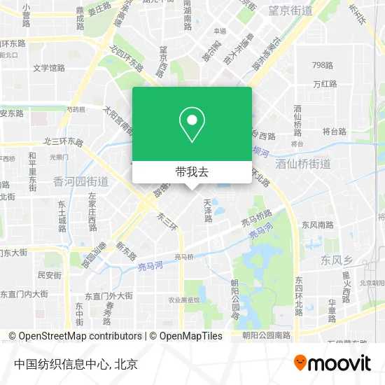 中国纺织信息中心地图