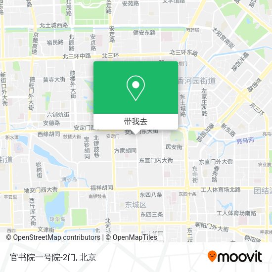 官书院一号院-2门地图