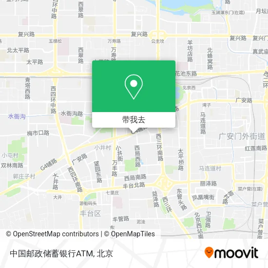 中国邮政储蓄银行ATM地图