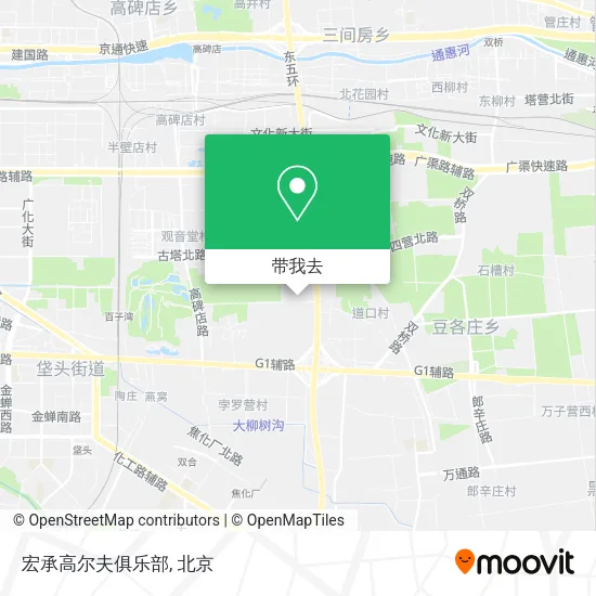 宏承高尔夫俱乐部地图