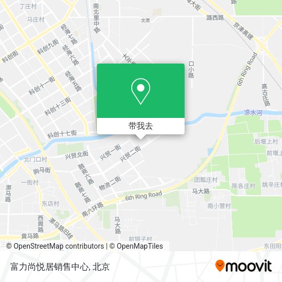 富力尚悦居销售中心地图