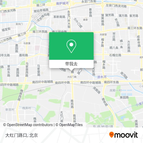 大红门路口地图