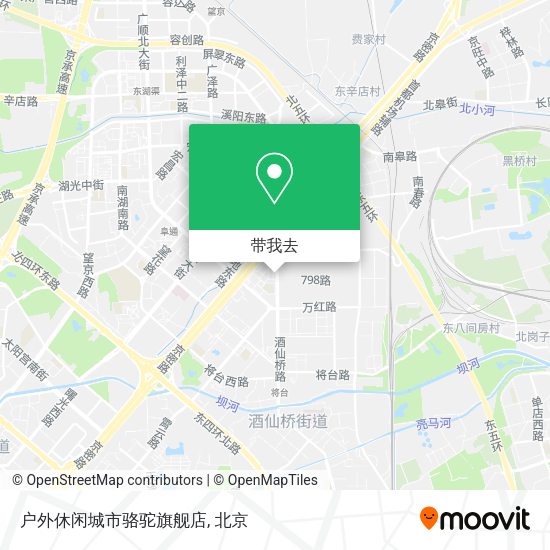 户外休闲城市骆驼旗舰店地图