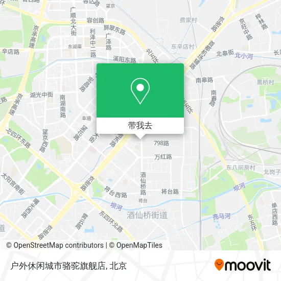 户外休闲城市骆驼旗舰店地图