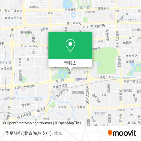 华夏银行(北京陶然支行)地图