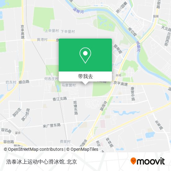 浩泰冰上运动中心滑冰馆地图