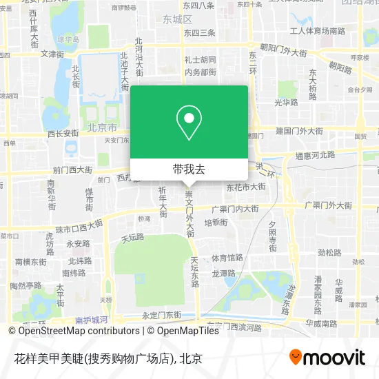 花样美甲美睫(搜秀购物广场店)地图