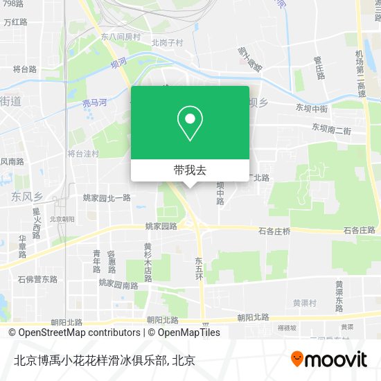 北京博禹小花花样滑冰俱乐部地图