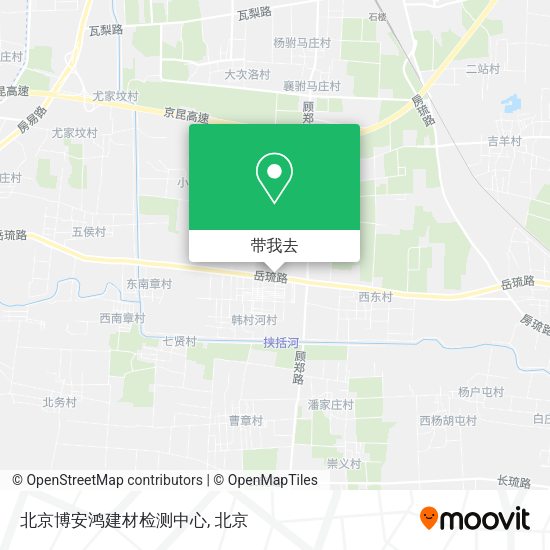 北京博安鸿建材检测中心地图
