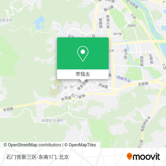 石门营新三区-东南1门地图