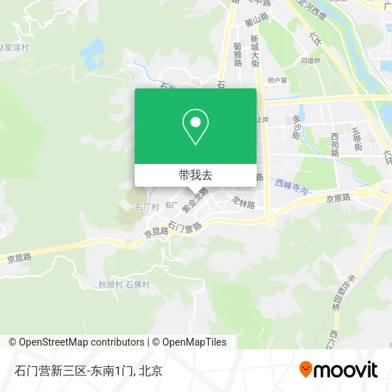 石门营新三区-东南1门地图