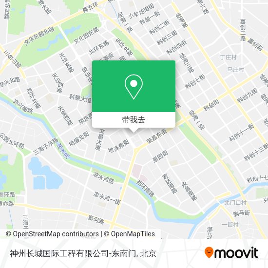 神州长城国际工程有限公司-东南门地图