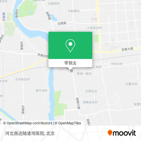 河北燕达陆道培医院地图