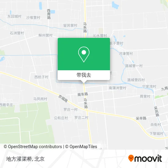 地方灌渠桥地图