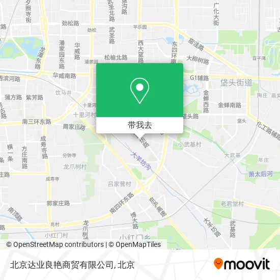 北京达业良艳商贸有限公司地图