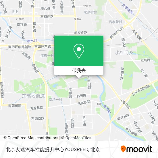 北京友速汽车性能提升中心YOUSPEED地图