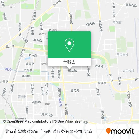 北京市望家欢农副产品配送服务有限公司地图