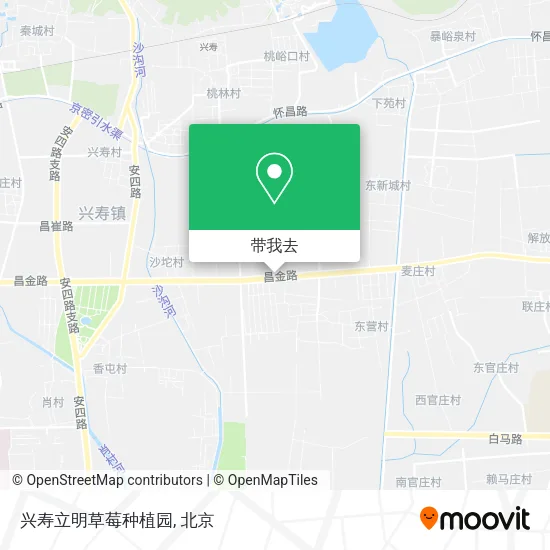兴寿立明草莓种植园地图