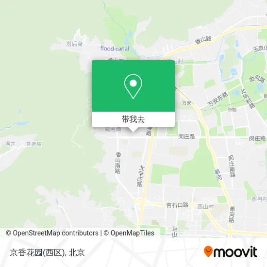 京香花园(西区)地图
