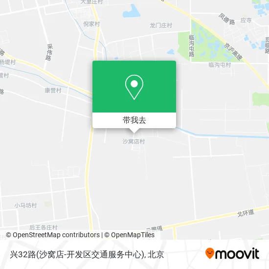 兴32路(沙窝店-开发区交通服务中心)地图