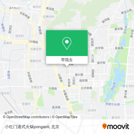 小红门港式火锅yonganli地图