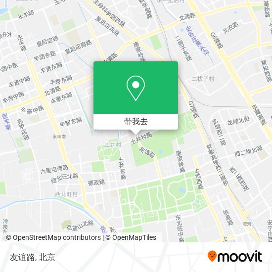 友谊路地图