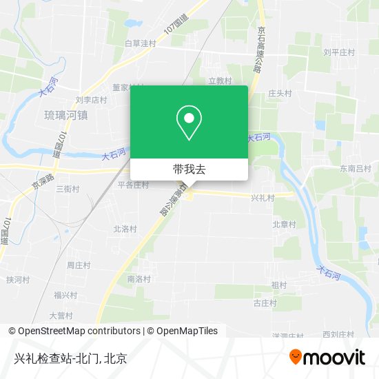 兴礼检查站-北门地图