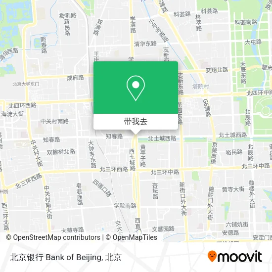 北京银行 Bank of Beijing地图