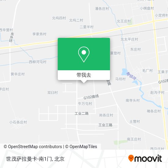 世茂萨拉曼卡-南1门地图