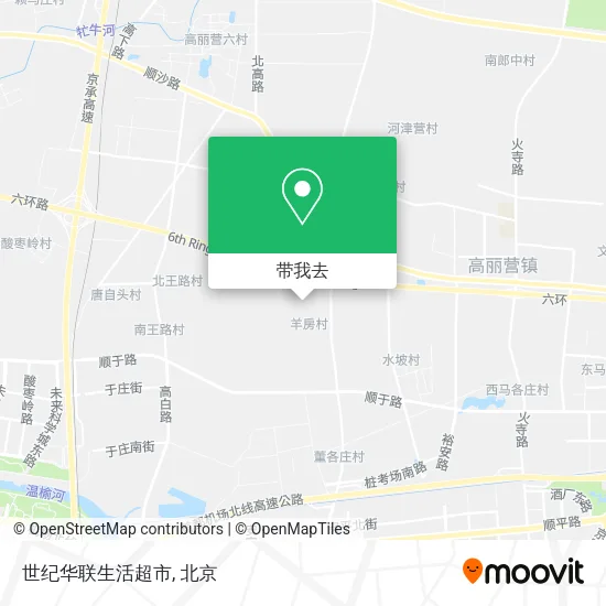 世纪华联生活超市地图