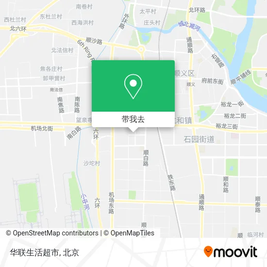 华联生活超市地图