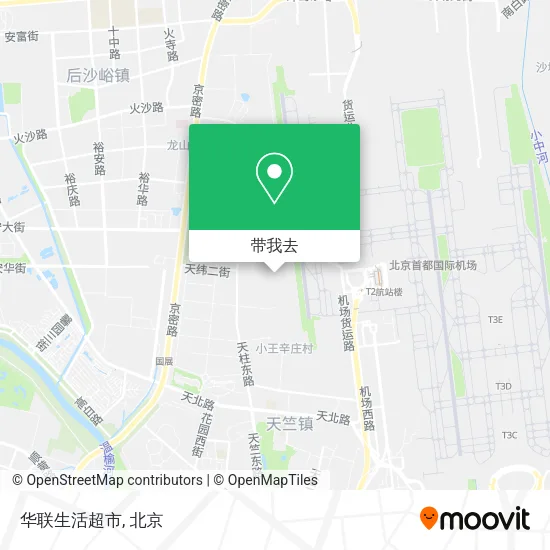 华联生活超市地图