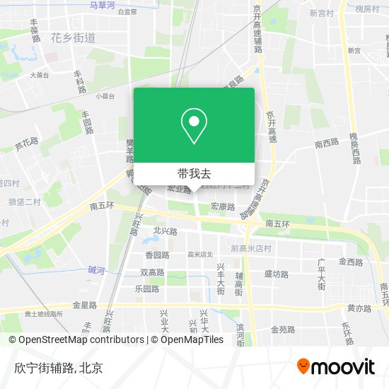 欣宁街辅路地图