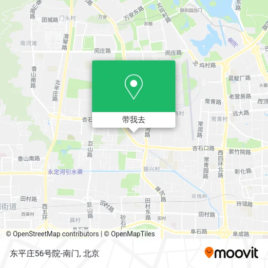 东平庄56号院-南门地图