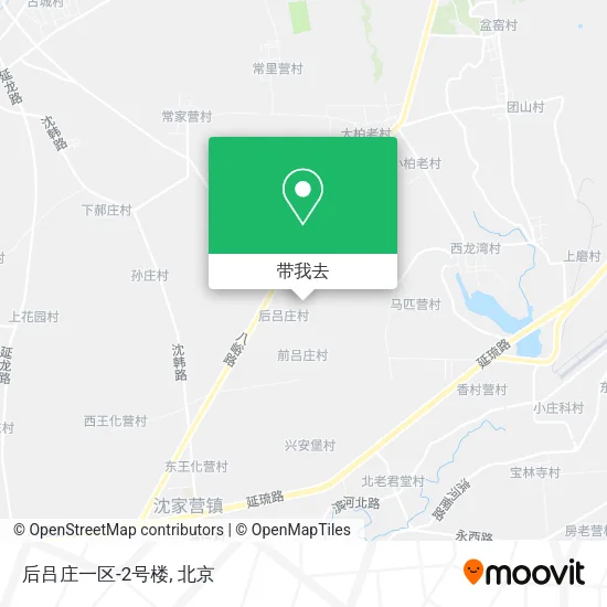 后吕庄一区-2号楼地图