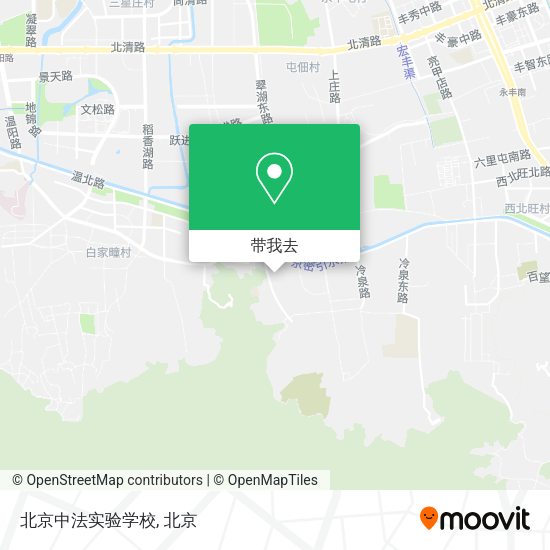 北京中法实验学校地图